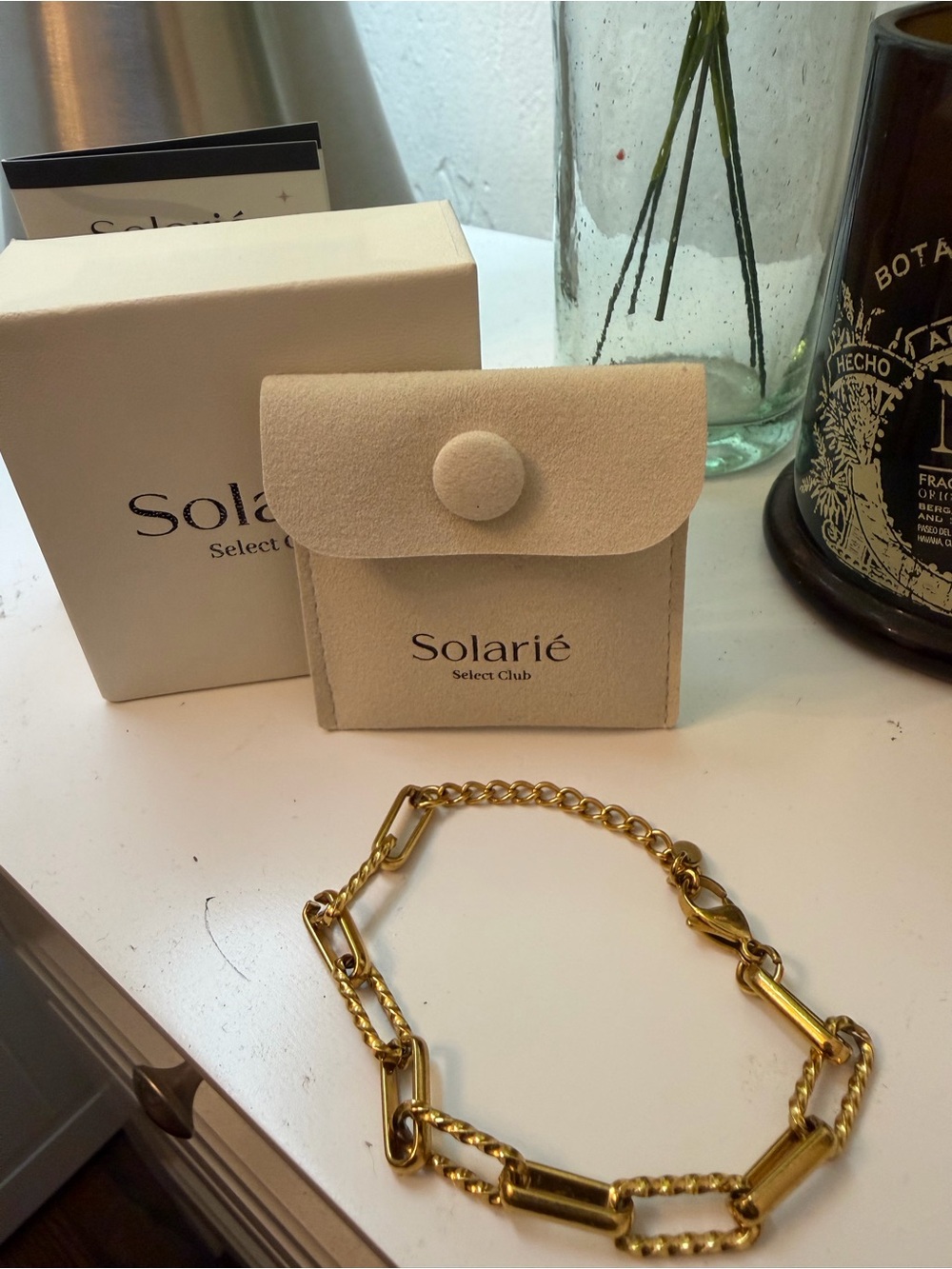 Gold Link Chain Bracelet
